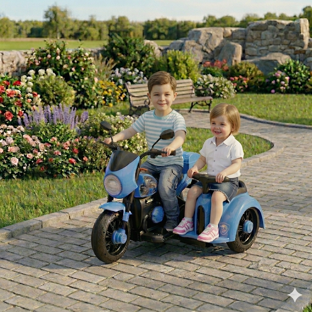 Motorcycle Double Seats 6v